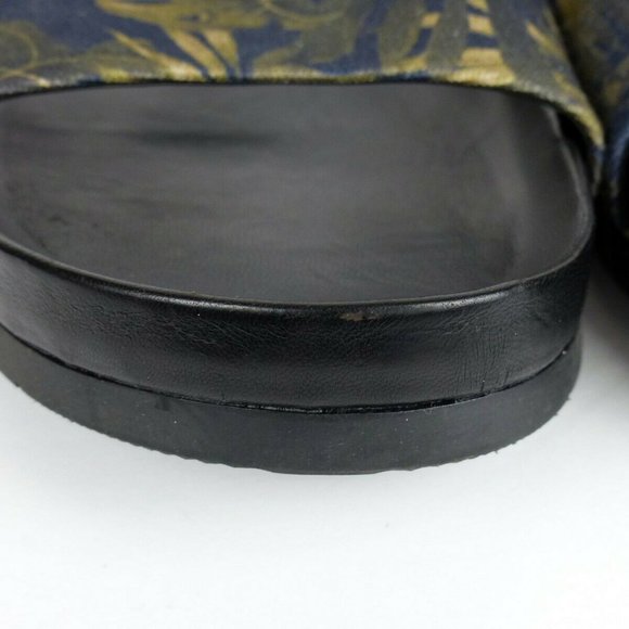 Vince Mens Wasco Printed Leaves Canvas Slides main image 11